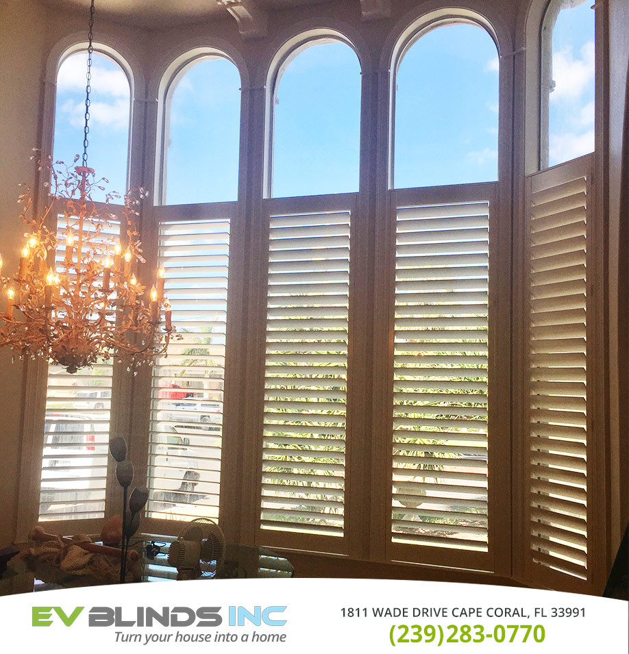 Bay Window Blinds in and near Estero Florida