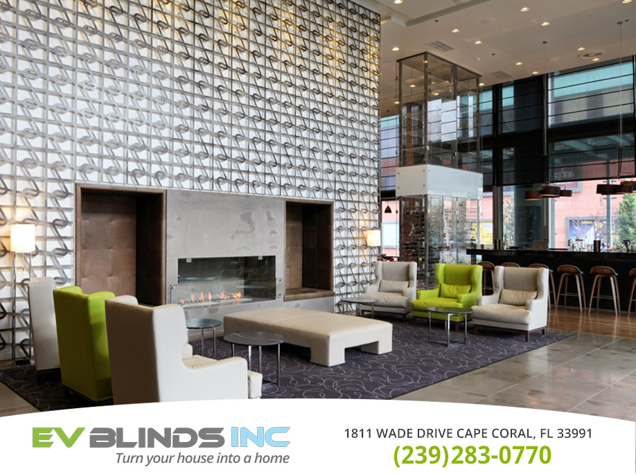 Hotel Blinds in and near Marco Island Florida