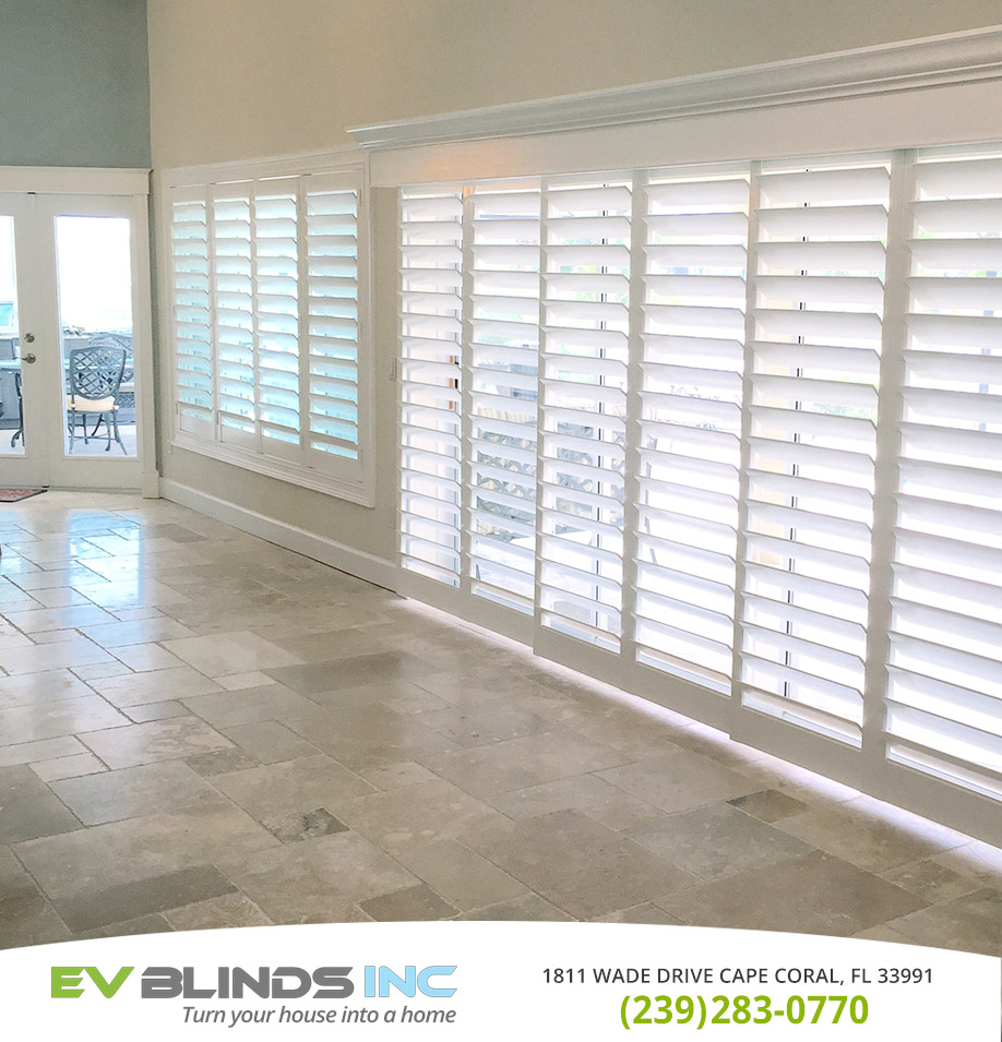 Sliding Door Blinds in and near Naples Florida