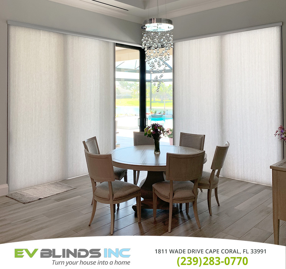 Patio Door Blinds in and near North Fort Myers Florida