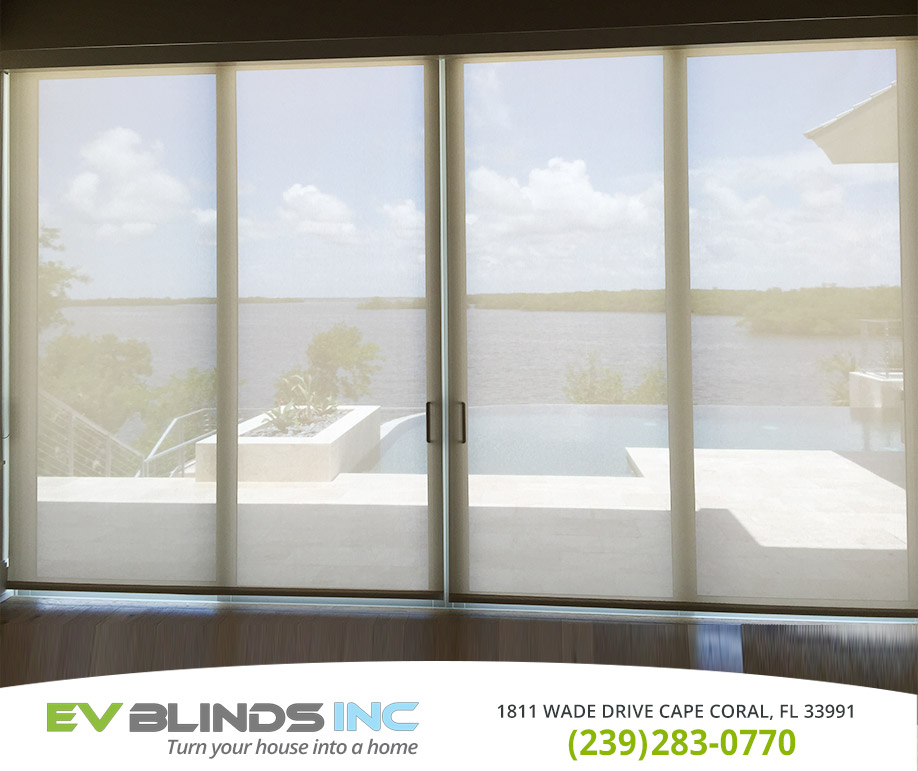 Roll Up Blinds in and near Sanibel Florida