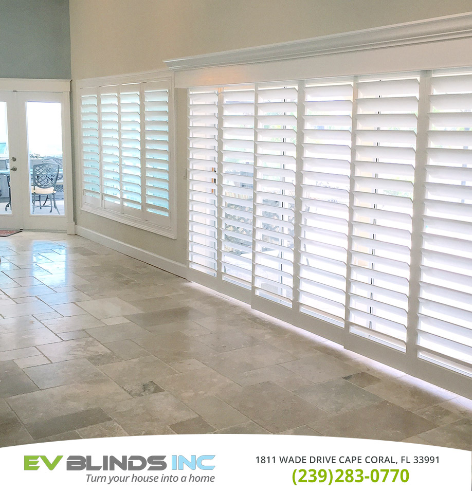 Sliding Door Blinds in and near Bonita Springs Florida