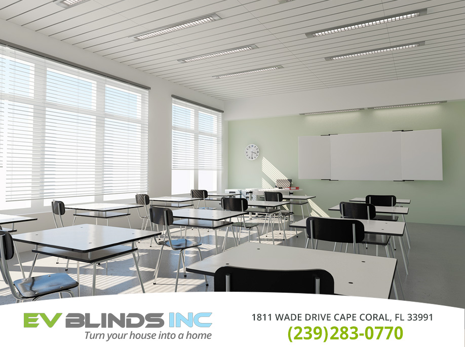 School Blinds in and near Cape Coral Florida