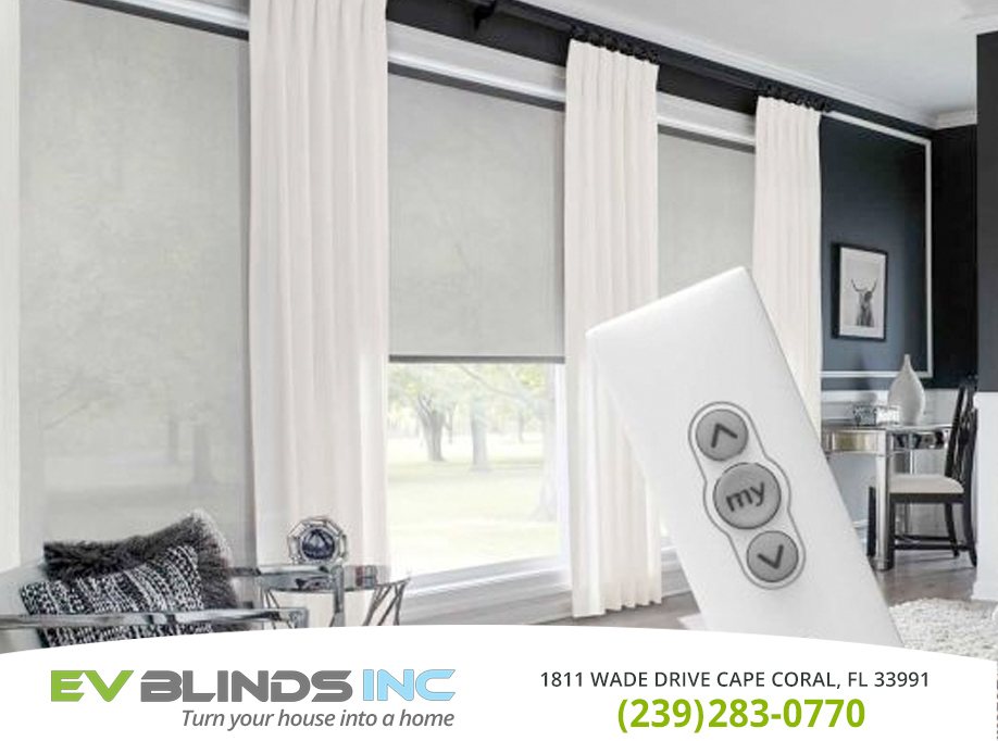 Remote Control Blinds in and near Estero Florida